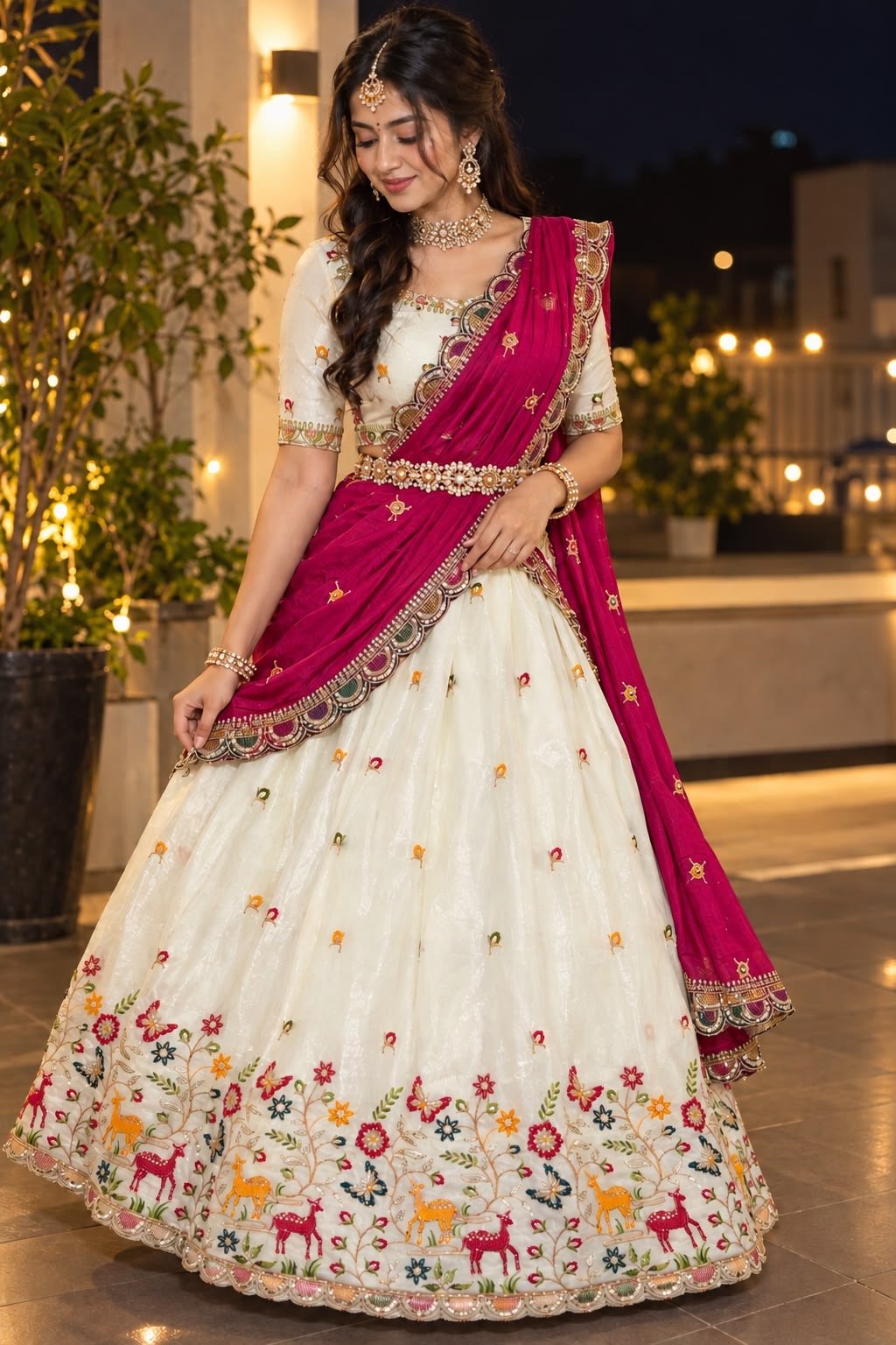 🥻 athiloka sundari half saree